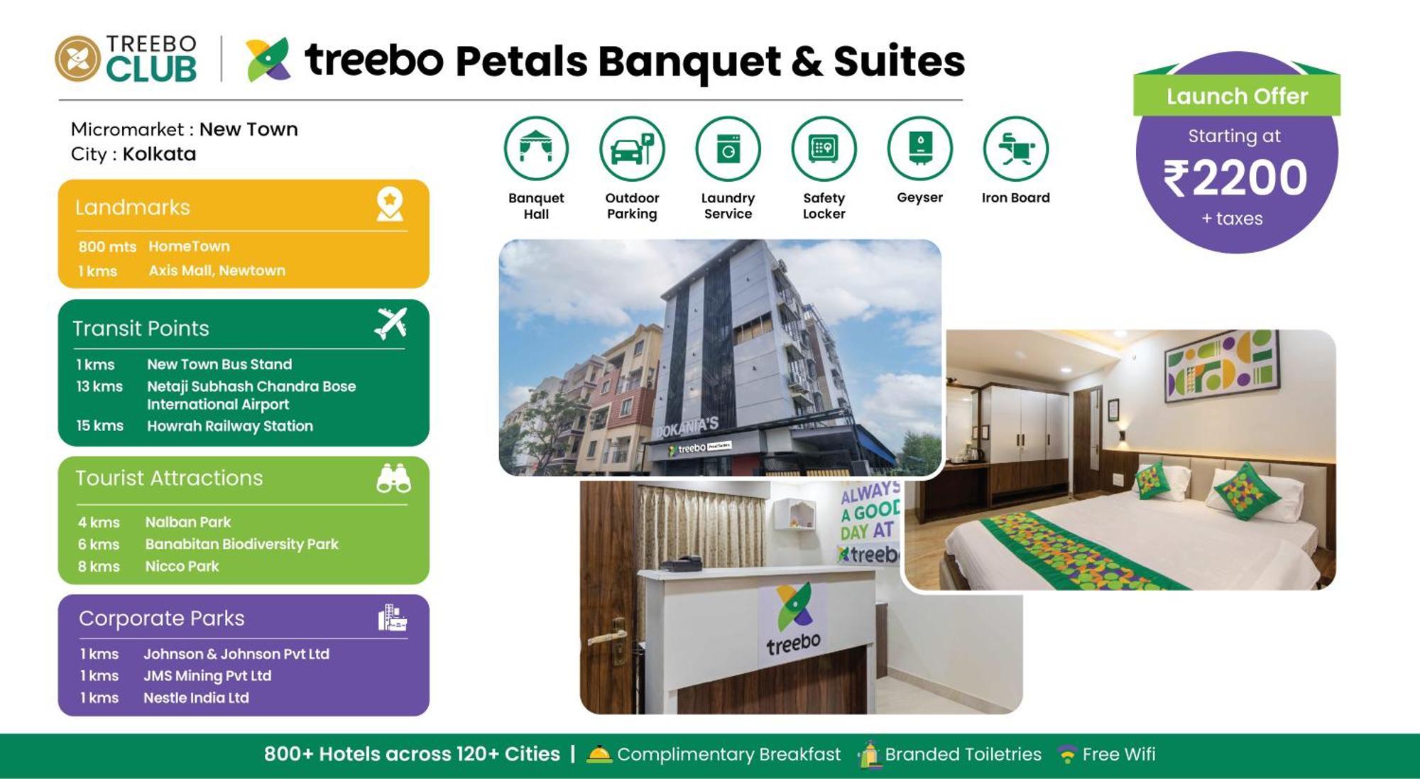 Treebo Petals Banquet & Suites - Calcutta  Esterno foto
